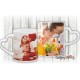 Tazza con manico a cuore