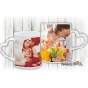 Tazza con manico a cuore