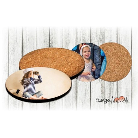 Sottobicchieri in sughero personalizzati