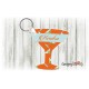 Portachiavi bicchiere martini personalizzato