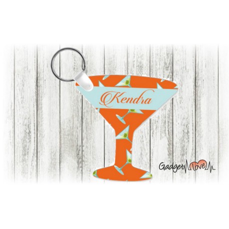 Portachiavi bicchiere martini personalizzato