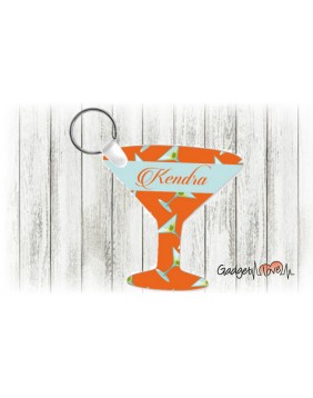 Portachiavi bicchiere martini personalizzato