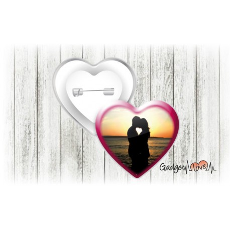 Spilla cuore personalizzata