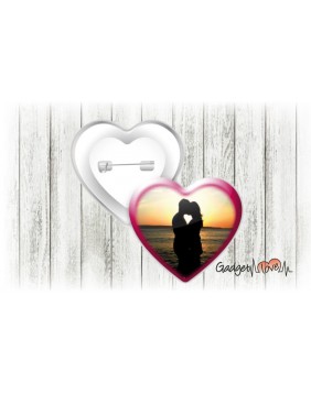 Spilla cuore personalizzata