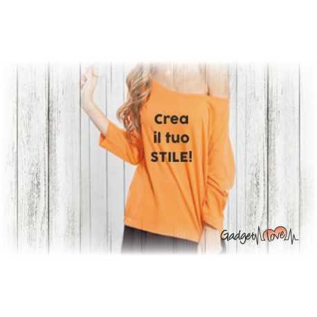 T-shirt donna manica a 3/4 personalizzata