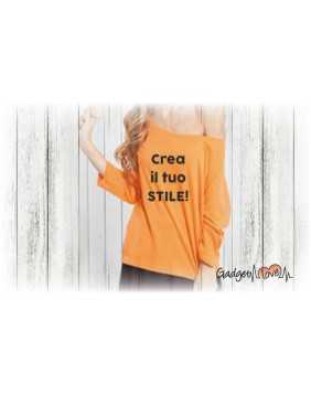 T-shirt donna manica a 3/4 personalizzata