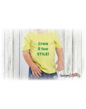 T-shirt bambino mezza manica personalizzata