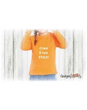 T-shirt bambino manica lunga personalizzata