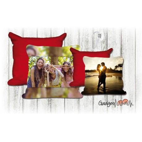 Coppia cuscino quarato 20x20 e 40x40 personalizzato