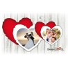 Coppia cuscino quarato 20x20 e 40x40 personalizzato