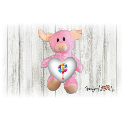 Peluche con cuscino 20cm personalizzato
