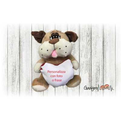 Peluche con cuscino 25cm personalizzato