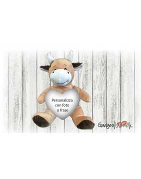 Peluche con cuscino 30cm personalizzato