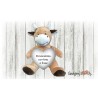 Peluche con cuscino 30cm personalizzato
