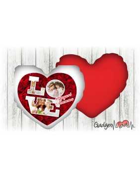 Cuscino cuore 40x40 Love