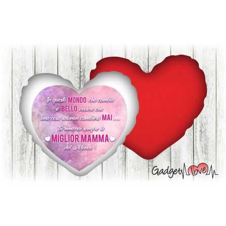 Cuscino cuore 40x40 Miglior Mamma