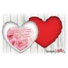 Cuscino cuore 40x40 Auguri Mamma