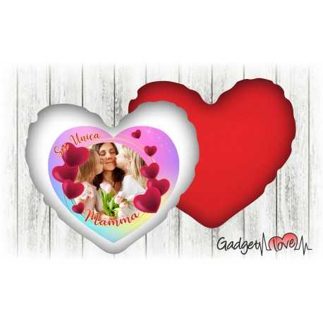 Cuscino cuore 40x40 Sei unica Mamma