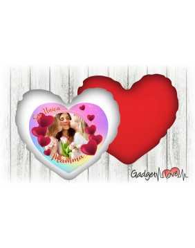 Cuscino cuore 40x40 Sei unica Mamma