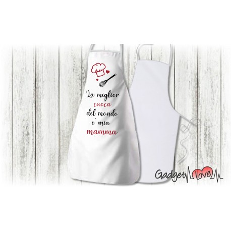 Grembiule da cucina la miglior cuoca del mondo