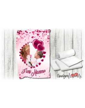 Plaid in pile Ti amo Mamma