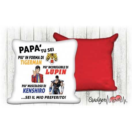 Cuscino quadrato 40x40 Papà sei il mio preferito