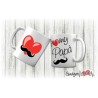 Tazza classica i love Papà