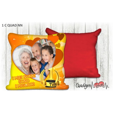Cuscino quadrato 40x40 I miei Nonni sono i migliori