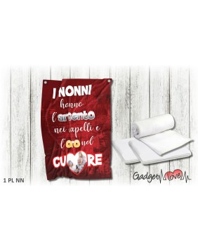 Plaid in pile l'oro nel cuore Nonni