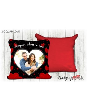 Cuscino quadrato 40x40 Auguri amore mio