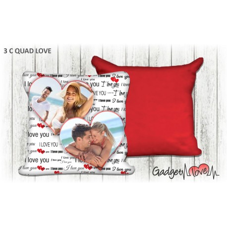 Cuscino quadrato 40x40 Cuori