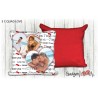 Cuscino quadrato 40x40 Cuori