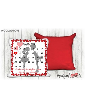 Cuscino quadrato 40x40 Calendario