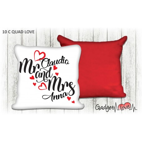 Cuscino quadrato 40x40 Mr & Mr's