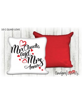 Cuscino quadrato 40x40 Mr & Mr's