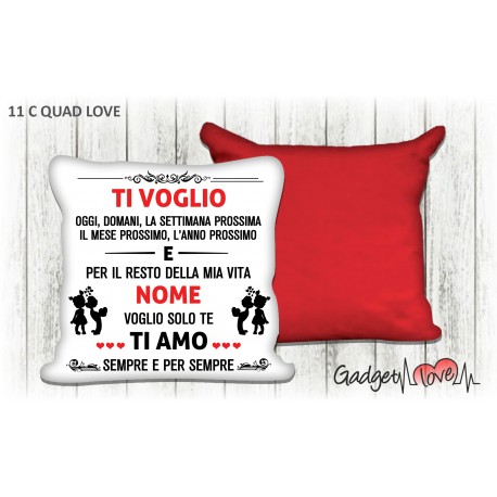 Cuscino quadrato 40x40 Voglio solo te