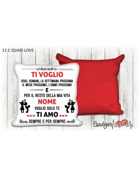 Cuscino quadrato 40x40 Voglio solo te