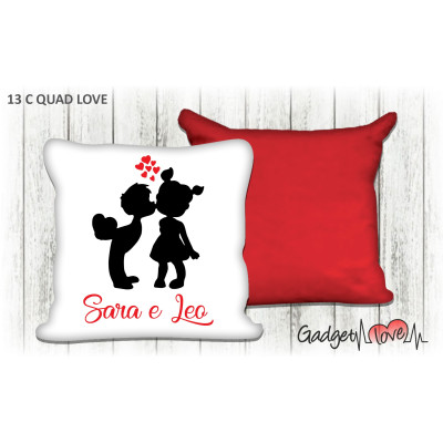 Cuscino quadrato 40x40 Kiss