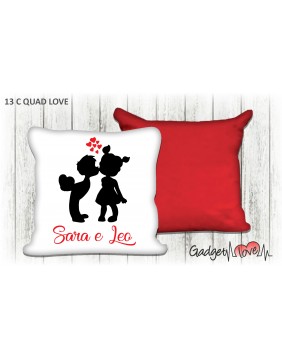 Cuscino quadrato 40x40 Kiss