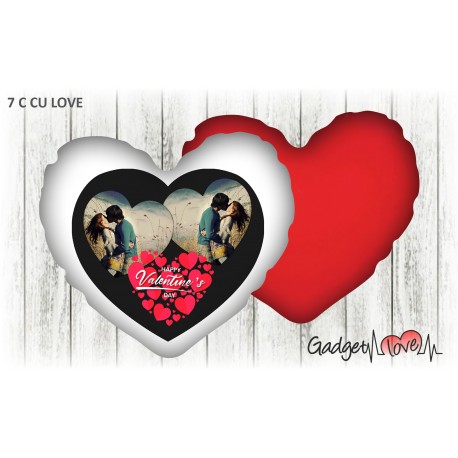 Cuscino cuore 40x40 Happy valentine's day