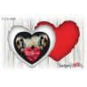 Cuscino cuore 40x40 Happy valentine's day