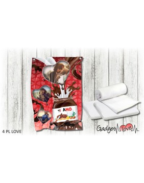 Plaid in pile cioccolato