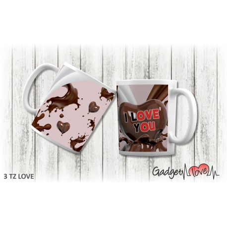 Tazza classica cuore di cioccolato