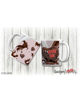 Tazza classica cuore di cioccolato