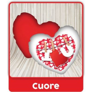 CUSCINI A CUORE LOVE