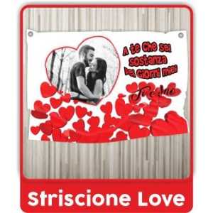 Striscione Love Personalizzato con Foto e Scritte Romantiche | Gadget Love
